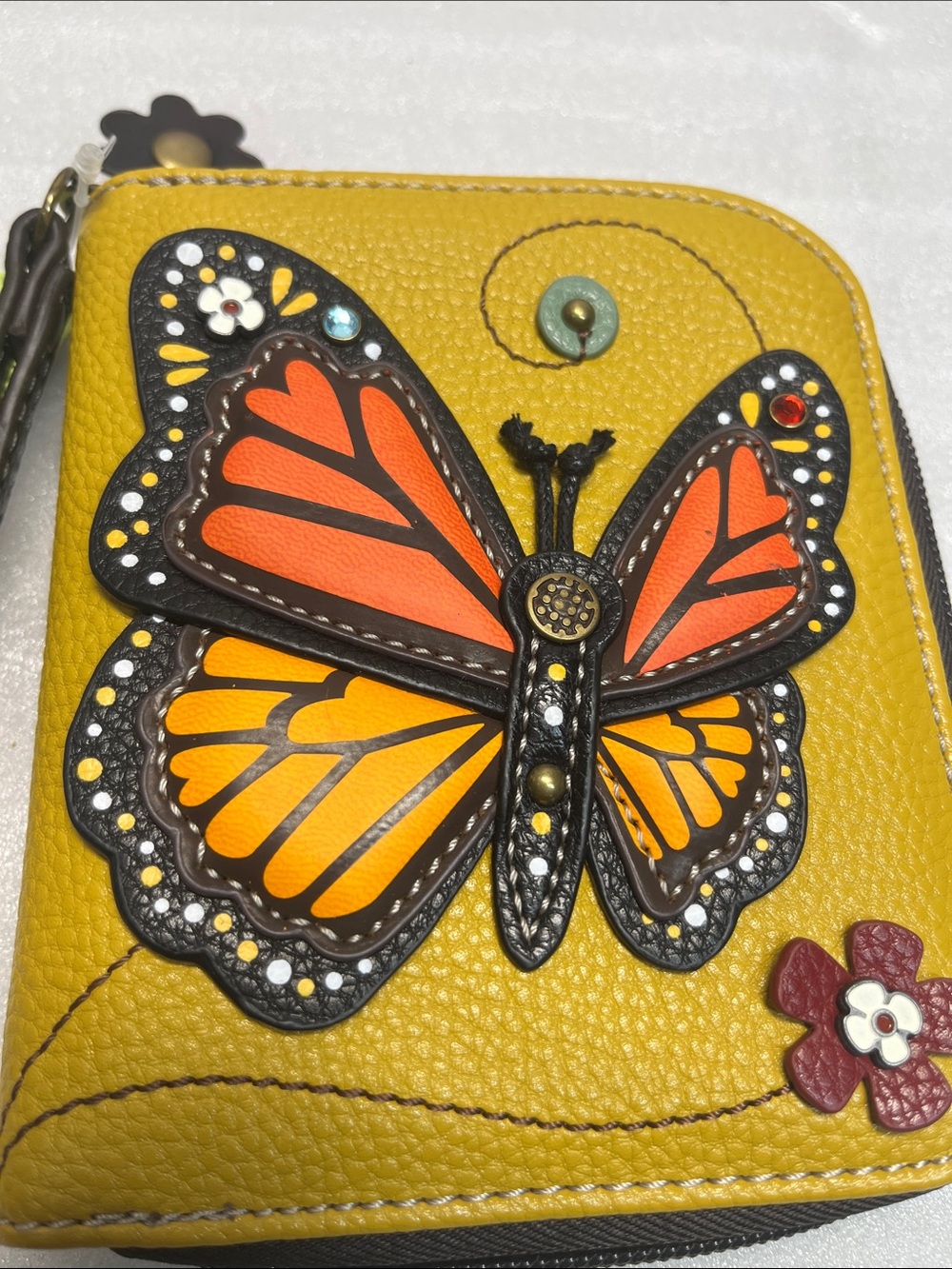 Chala Zip Around Wallet Butterfly - Picture 3 of 7